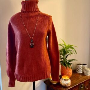 ALLUDE 100% Cashmere turtleneck sweater